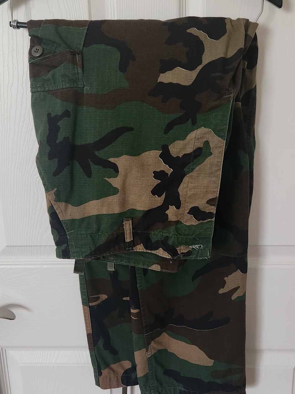 Men's Camo Cargo Pants - Green Woodland